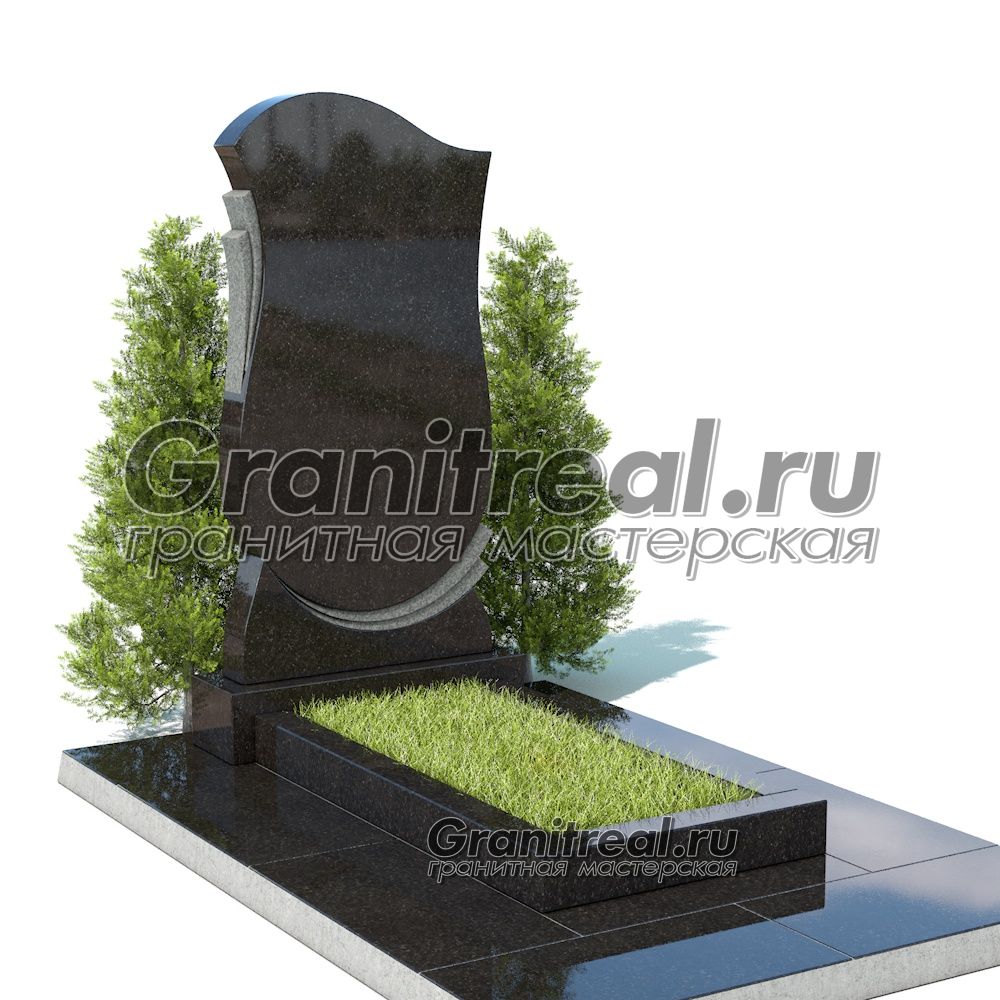 Вертикальный памятник из гранита Вертикальный памятник из гранита