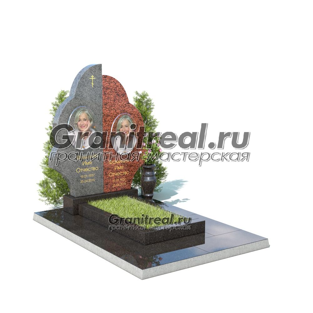 Комбинированный памятник Комбинированный памятник