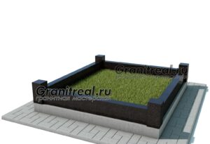 гранитная ограда
