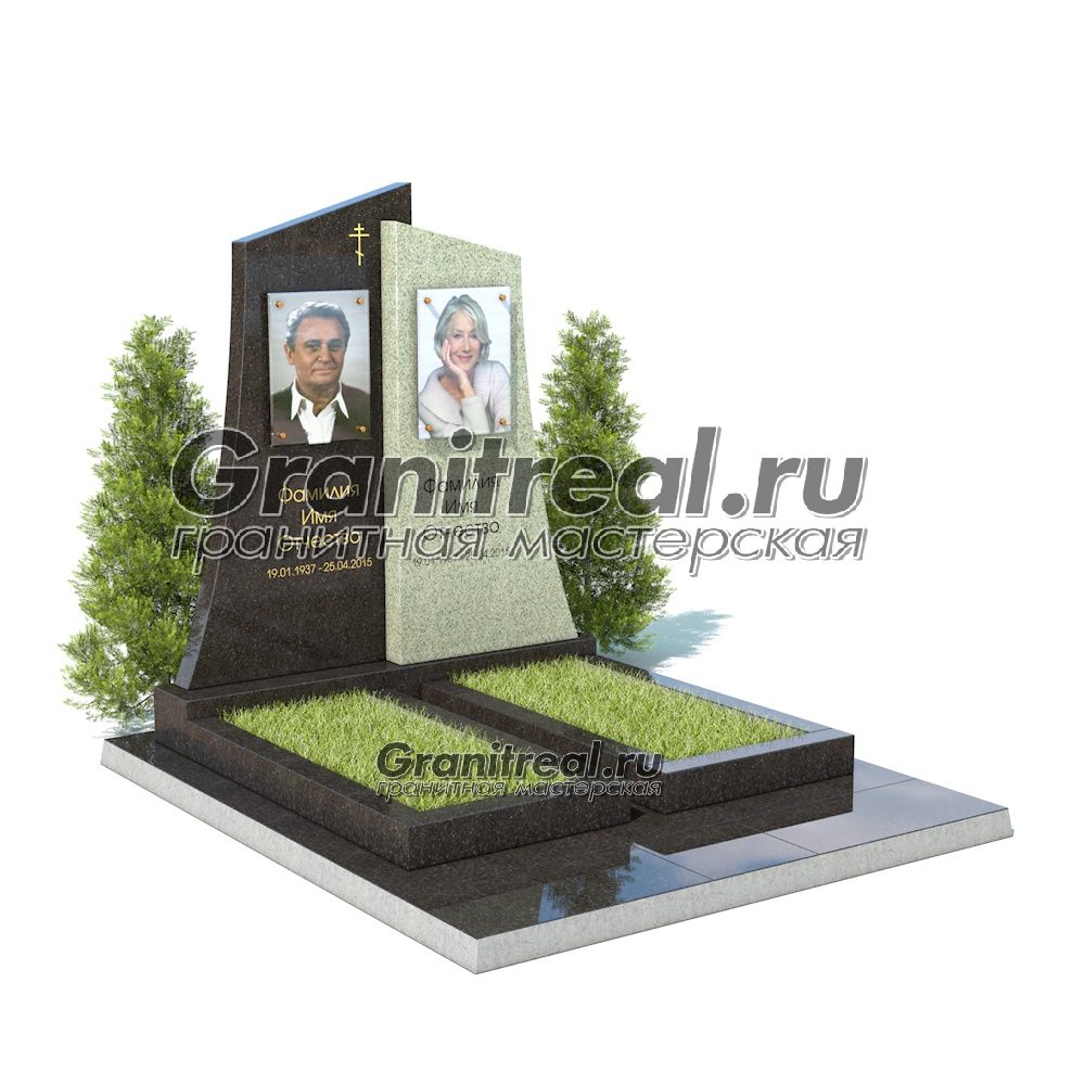 Памятник двойной Памятник двойной