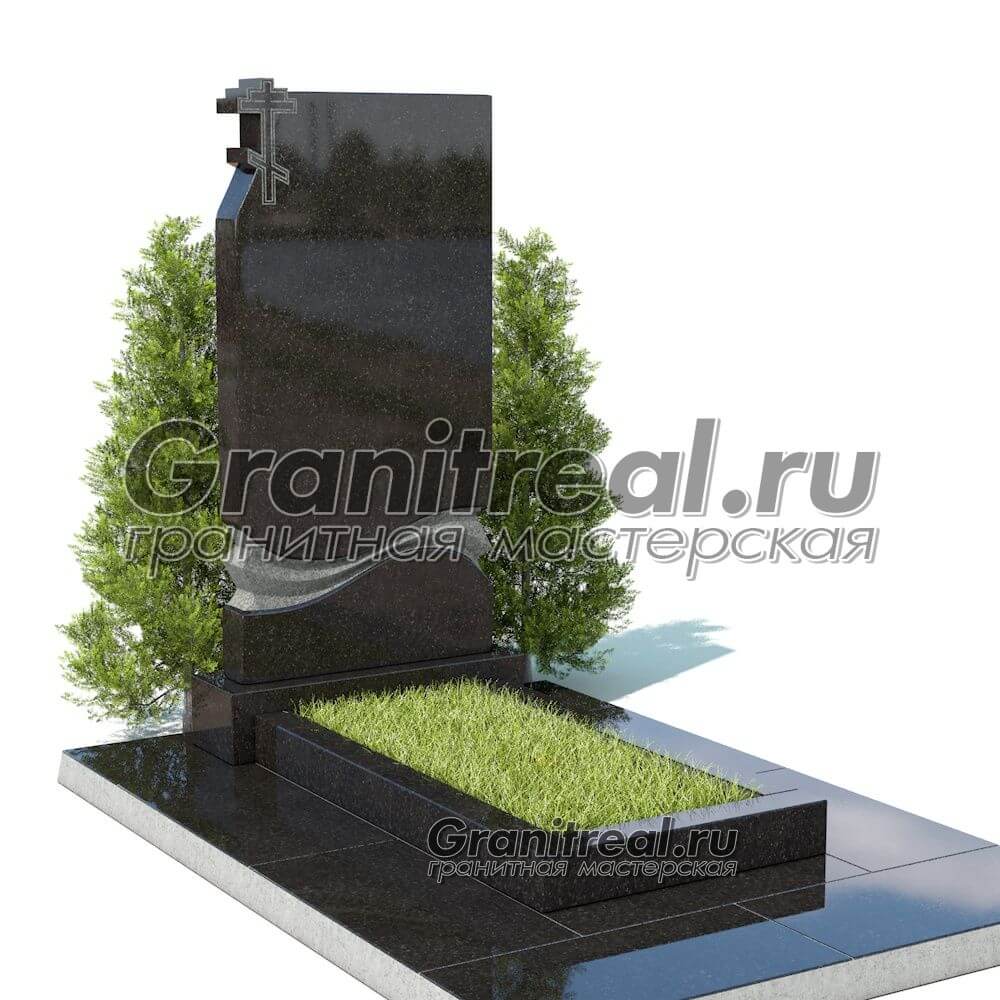 Вертикальный памятник из гранита Вертикальный памятник из гранита