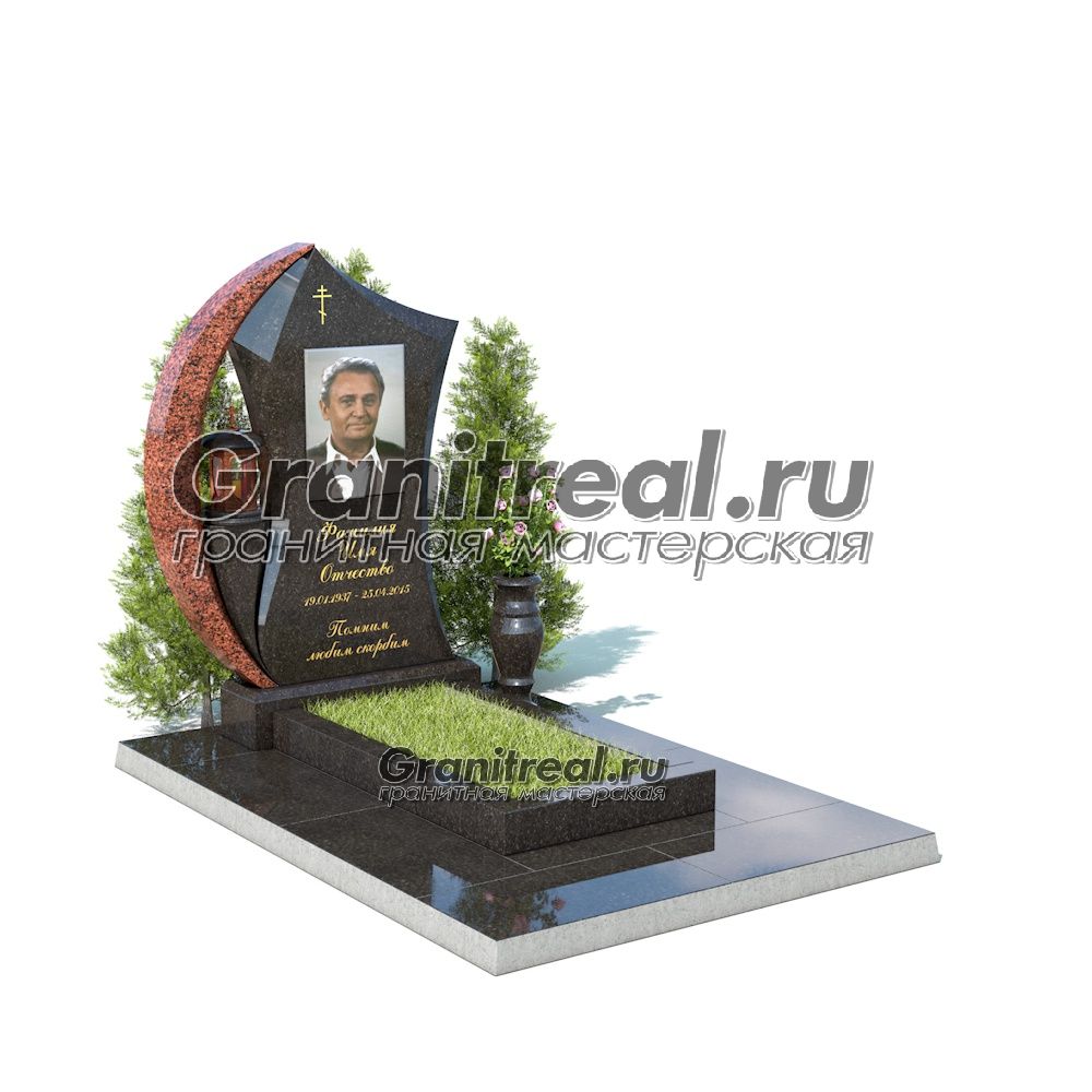 Комбинированный памятник Комбинированный памятник