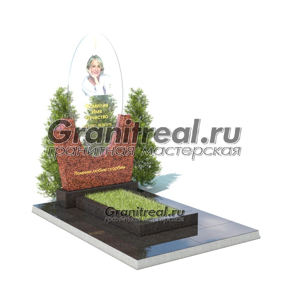 Памятник из стекла Памятник из стекла