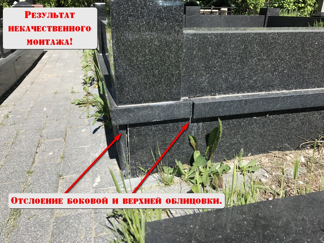 Облицовка цоколя гранитом