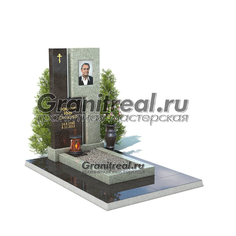 Серый памятник Серый памятник