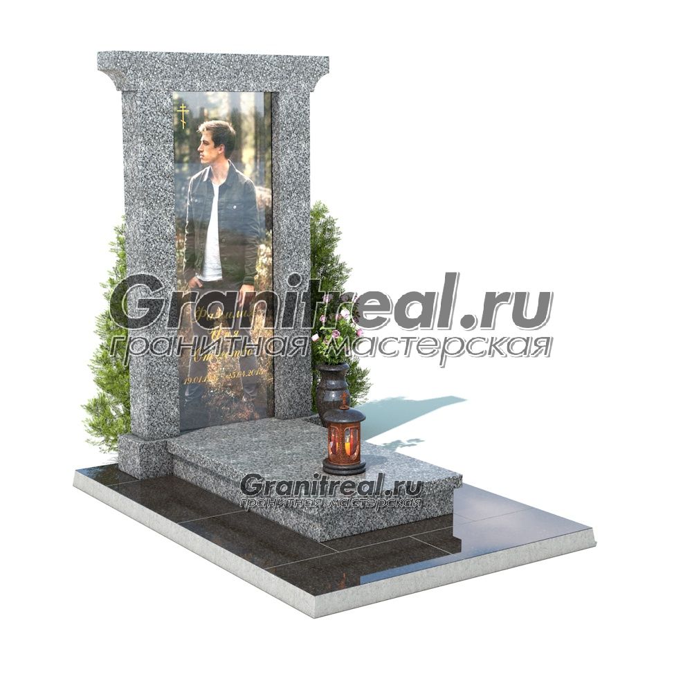 Серый памятник Серый памятник