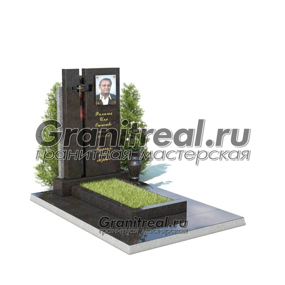 Комбинированный памятник Комбинированный памятник