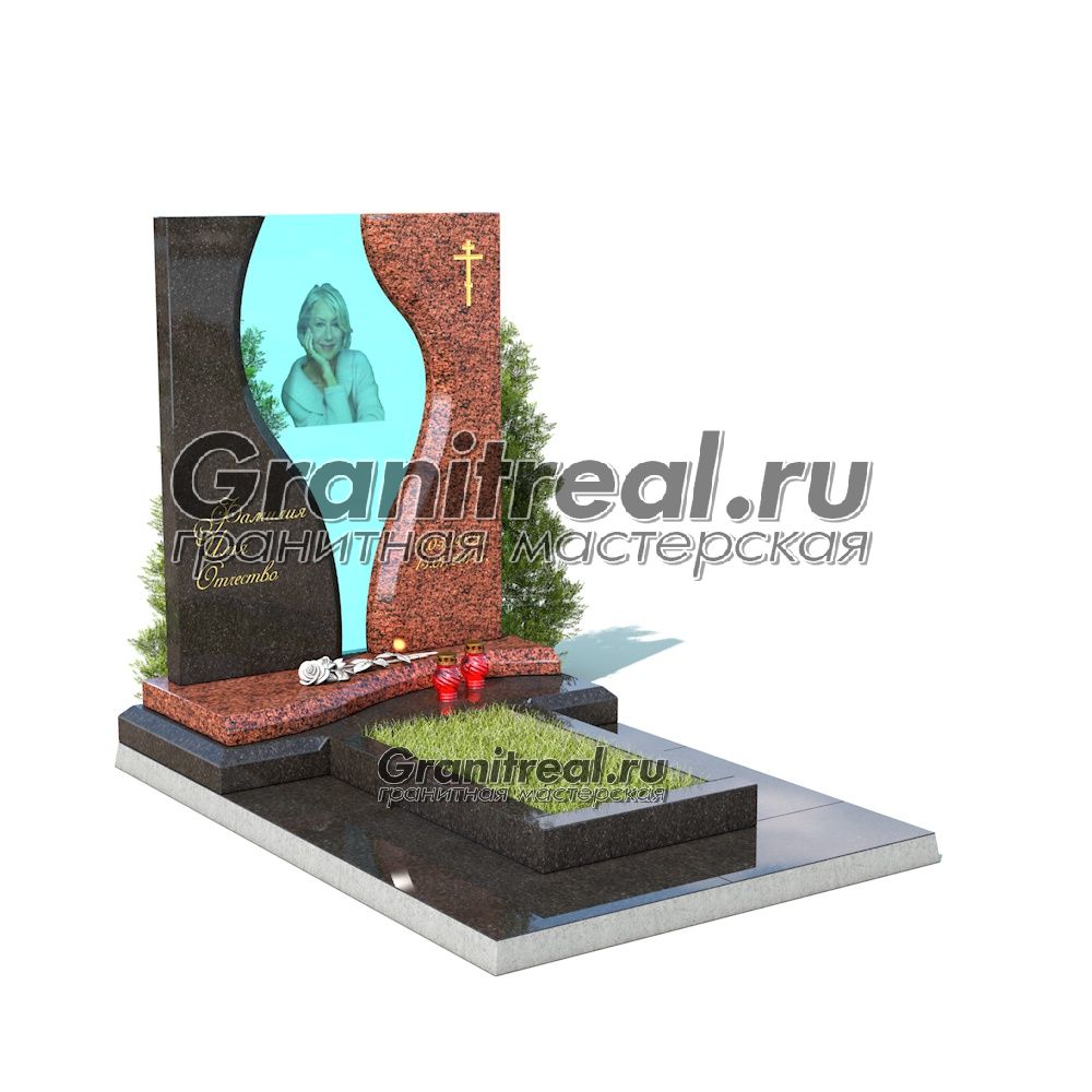 Памятник из стекла Памятник из стекла