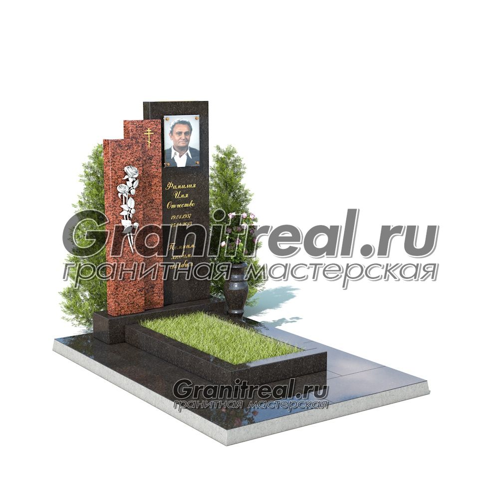 Комбинированный памятник Комбинированный памятник