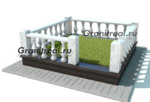 мраморная ограда на могилу