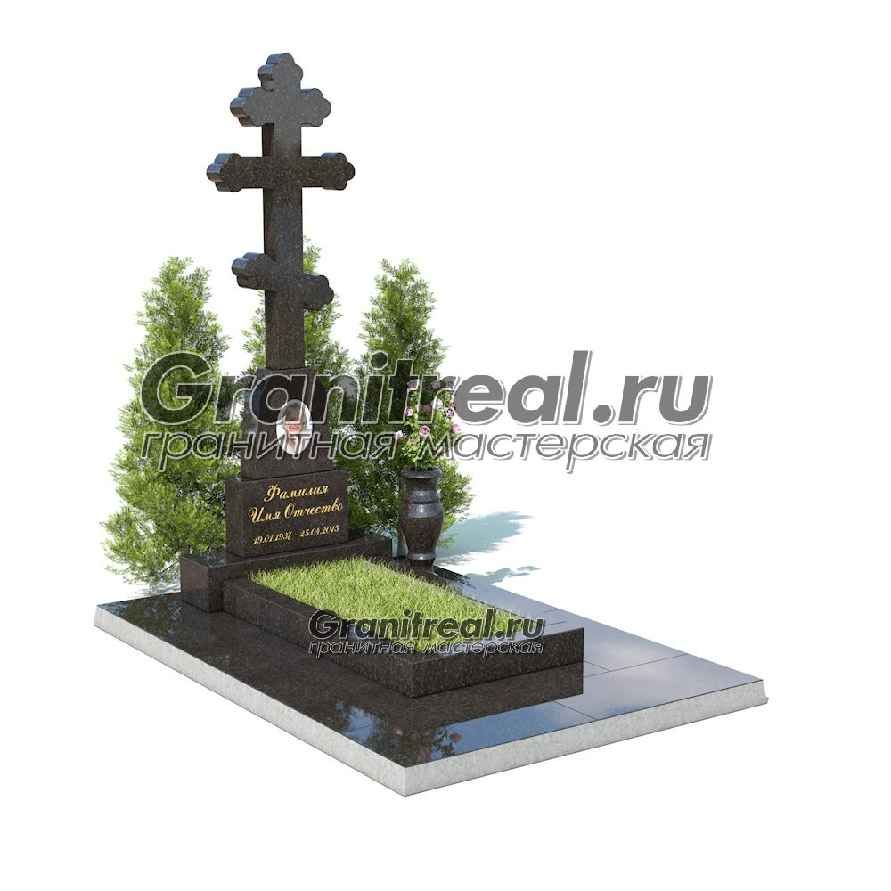 Памятник с крестом Памятник с крестом