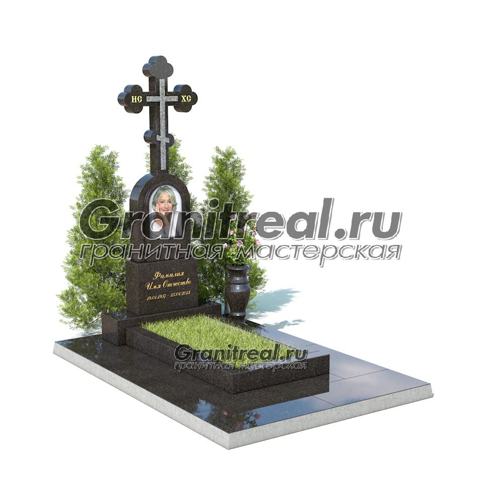 Памятник с крестом Памятник с крестом