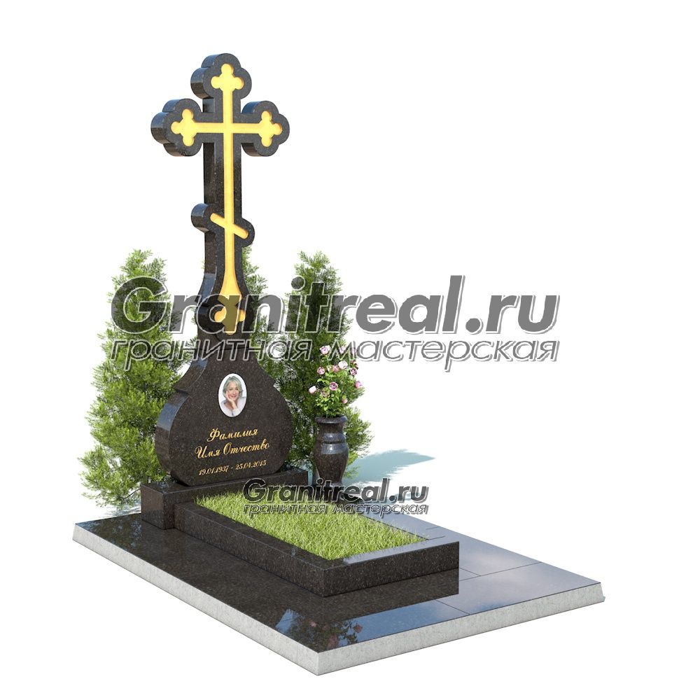 Памятник с крестом Памятник с крестом