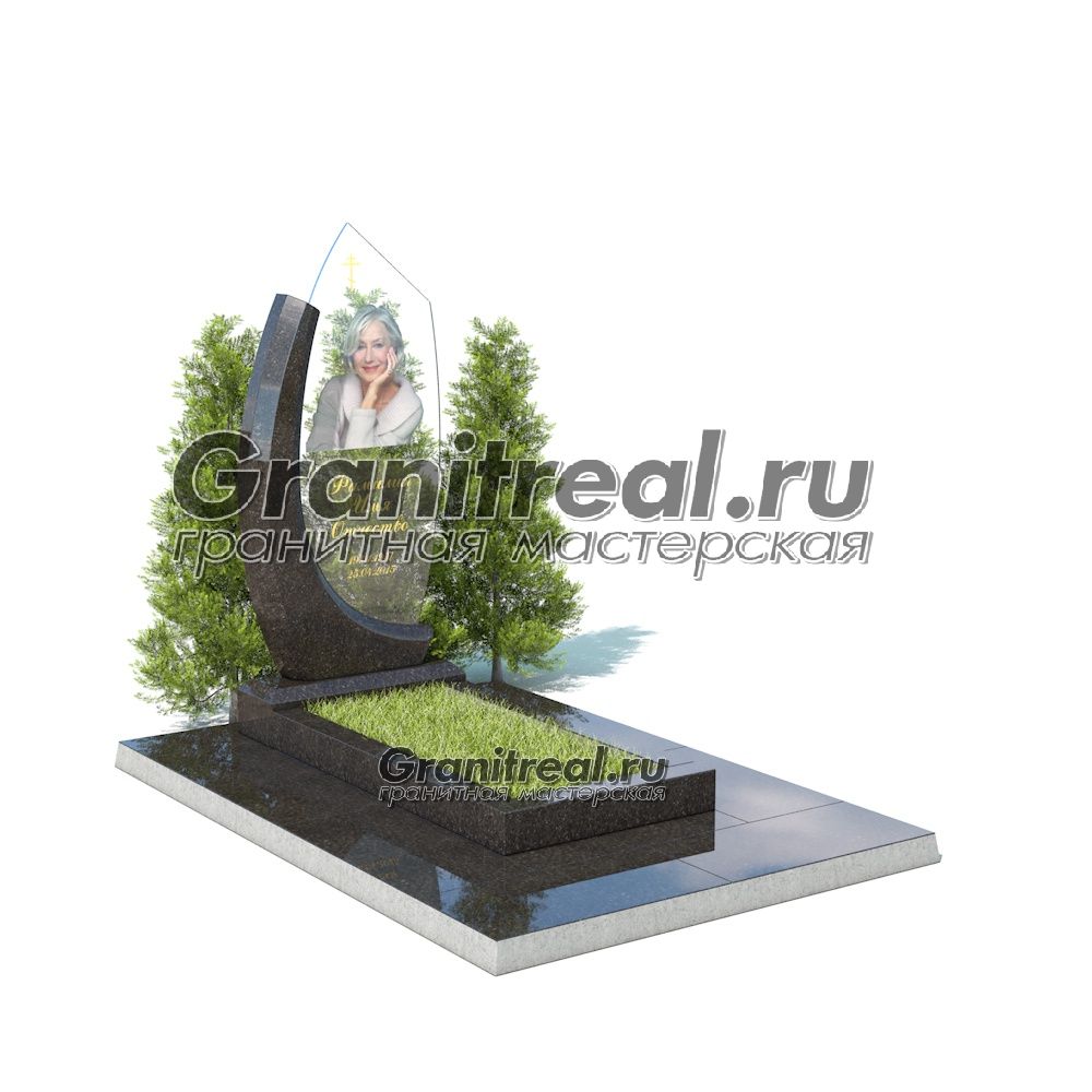 Памятник из стекла Памятник из стекла