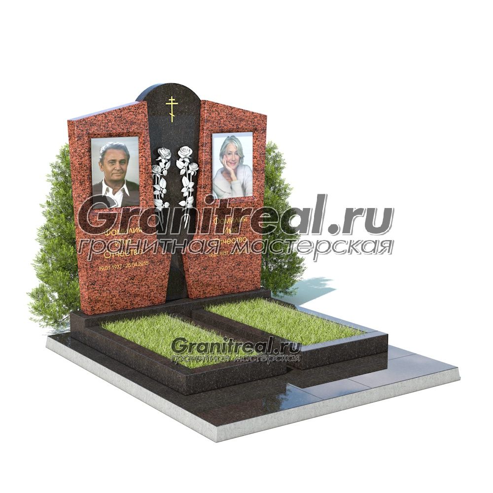 двойные памятники